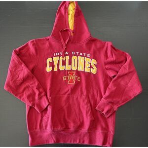 Iowa State Men Sweatshirt Hoodie Cyclones Kangaroo Pocket Colosseum Athletics Sm